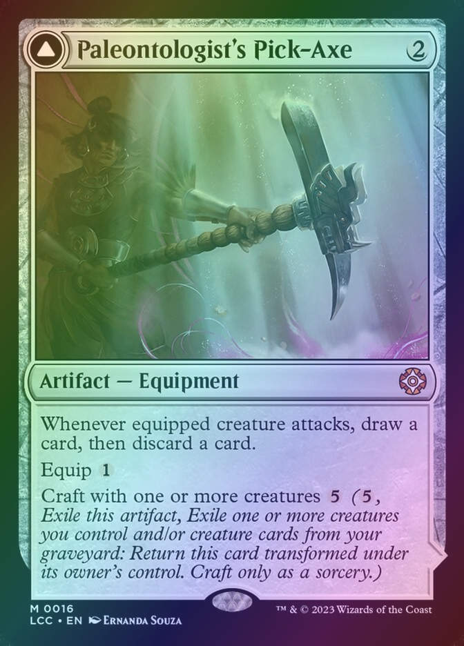 Paleontologist's Pick-Axe // Dinosaur Headdress (LCC) (16) / Foil