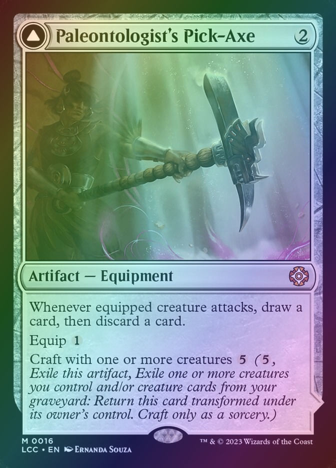 Paleontologist's Pick-Axe // Dinosaur Headdress (LCC) (16) / Foil — cara 1 de 2