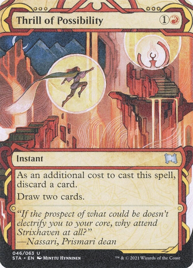 Thrill of Possibility (STA) (46) / Borderless / Showcase / Foil Etched