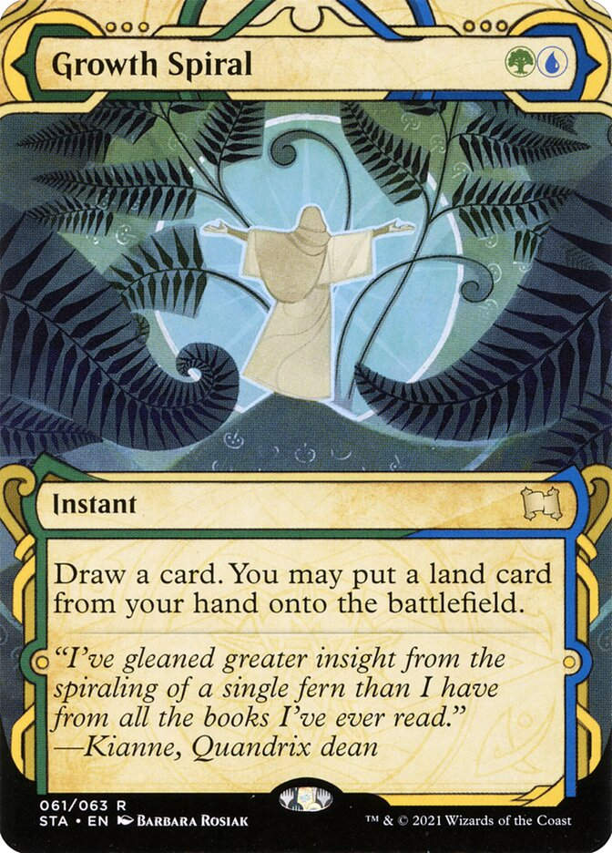Growth Spiral (STA) (61) / Borderless / Showcase