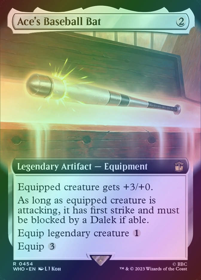 Ace's Baseball Bat (WHO) (454) / Extended Art / Foil