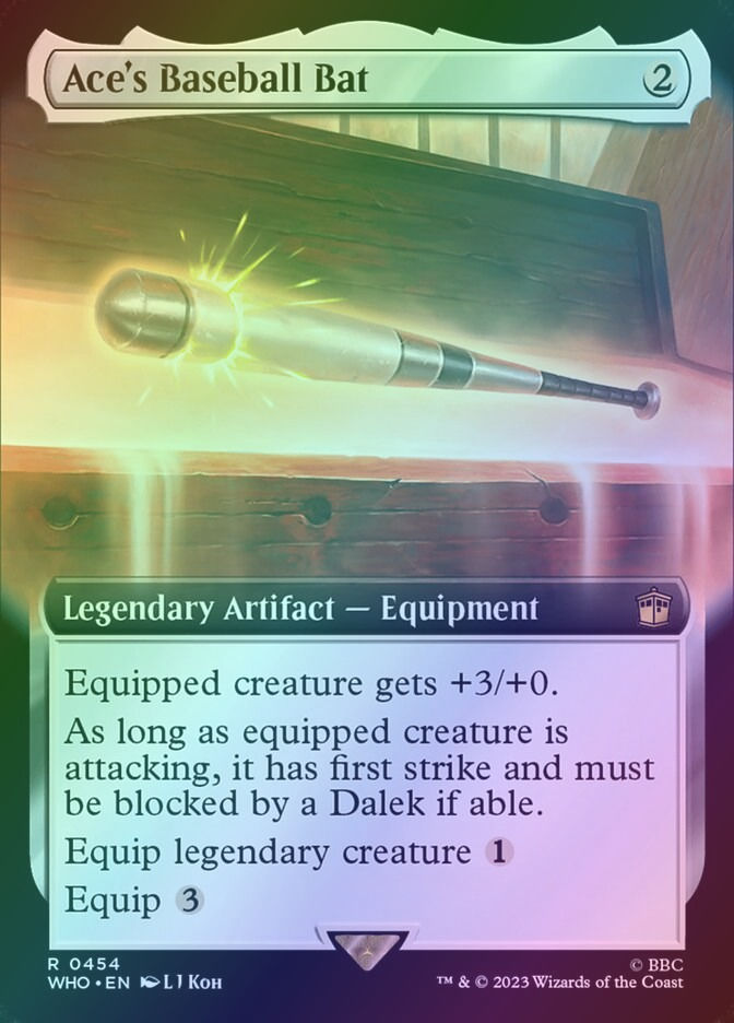 Ace's Baseball Bat (WHO) (454) / Extended Art / Foil