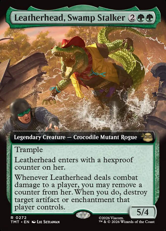 Leatherhead, Swamp Stalker (TMT) (272) / Extended Art