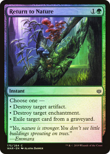 Return to Nature (WAR) (175) / Foil
