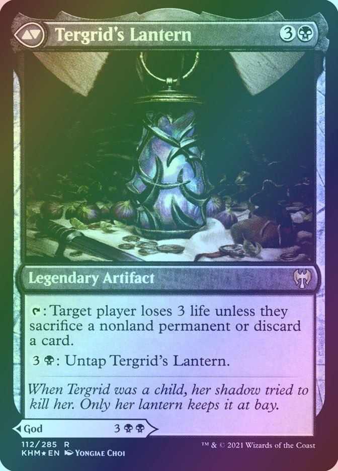 Tergrid, God of Fright // Tergrid's Lantern (PKHM) (112s) / Foil — cara 2 de 2