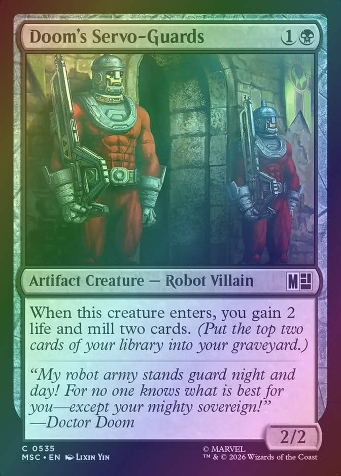 Doom's Servo-Guards (MSC) (535) / Foil