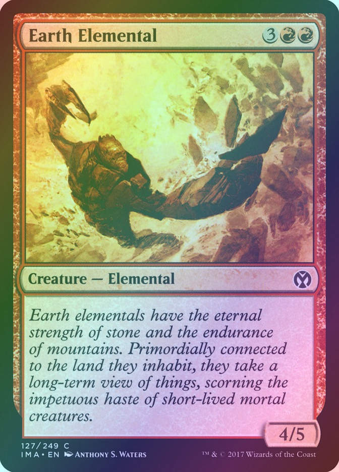 Earth Elemental (IMA) (127) / Foil