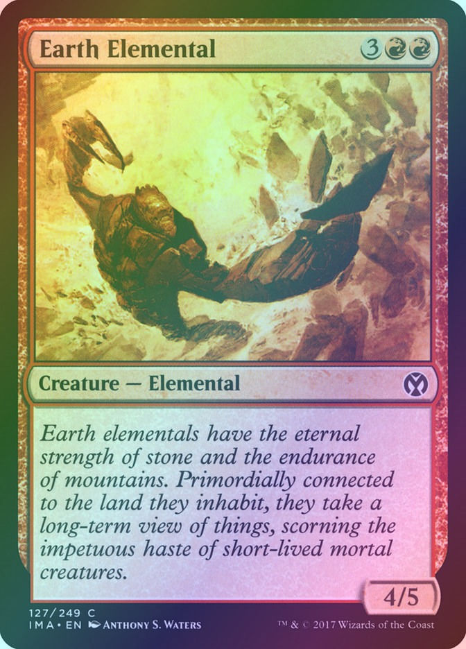 Earth Elemental (IMA) (127) / Foil