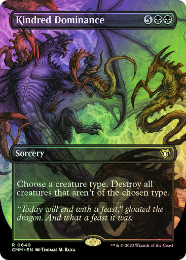 Kindred Dominance (cmm) / Borderless / Foil