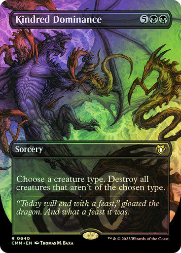 Kindred Dominance (cmm) / Borderless / Foil