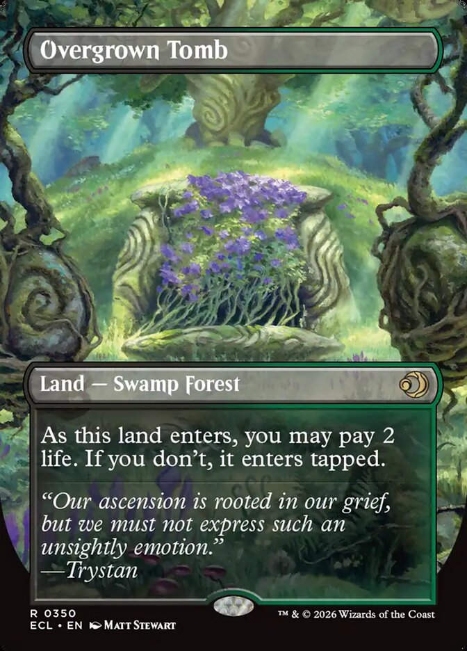 Overgrown Tomb // Overgrown Tomb (ECL) (350) / Borderless