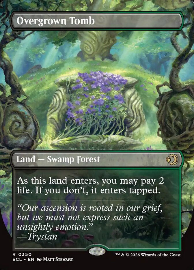Overgrown Tomb // Overgrown Tomb (ECL) (350) / Borderless — cara 1 de 2