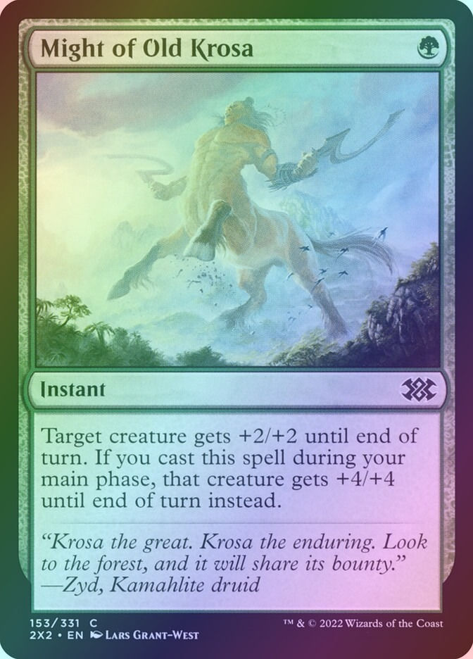 Might of Old Krosa (2X2) (153) / Foil