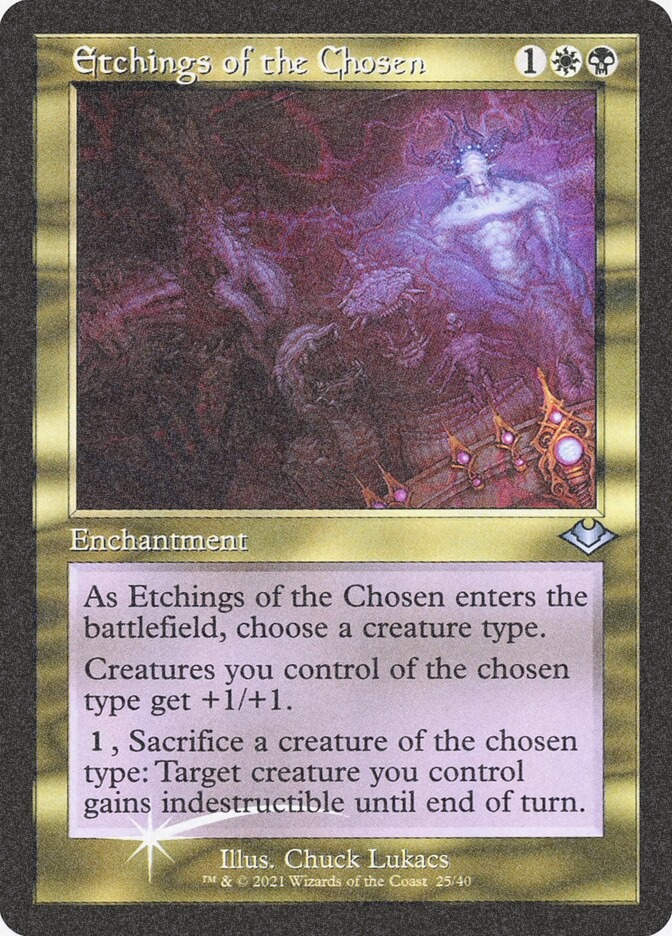 Etchings of the Chosen (H1R) (25) / Foil Etched