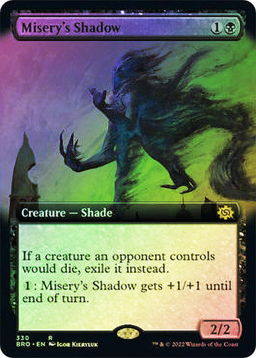 Misery's Shadow (BRO) / Extended Art Foil