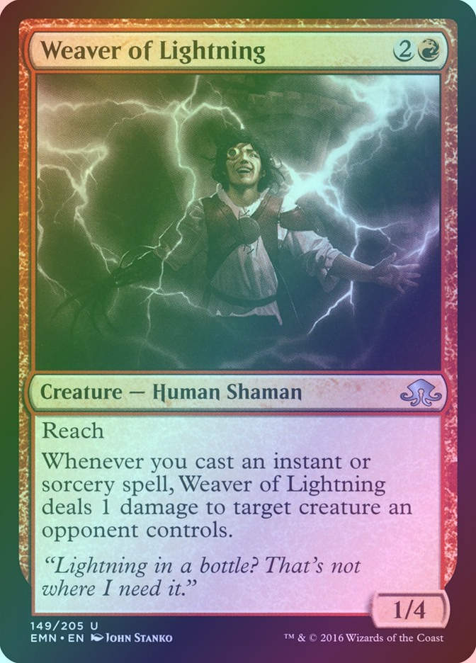 Weaver of Lightning (EMN) (149) / Foil