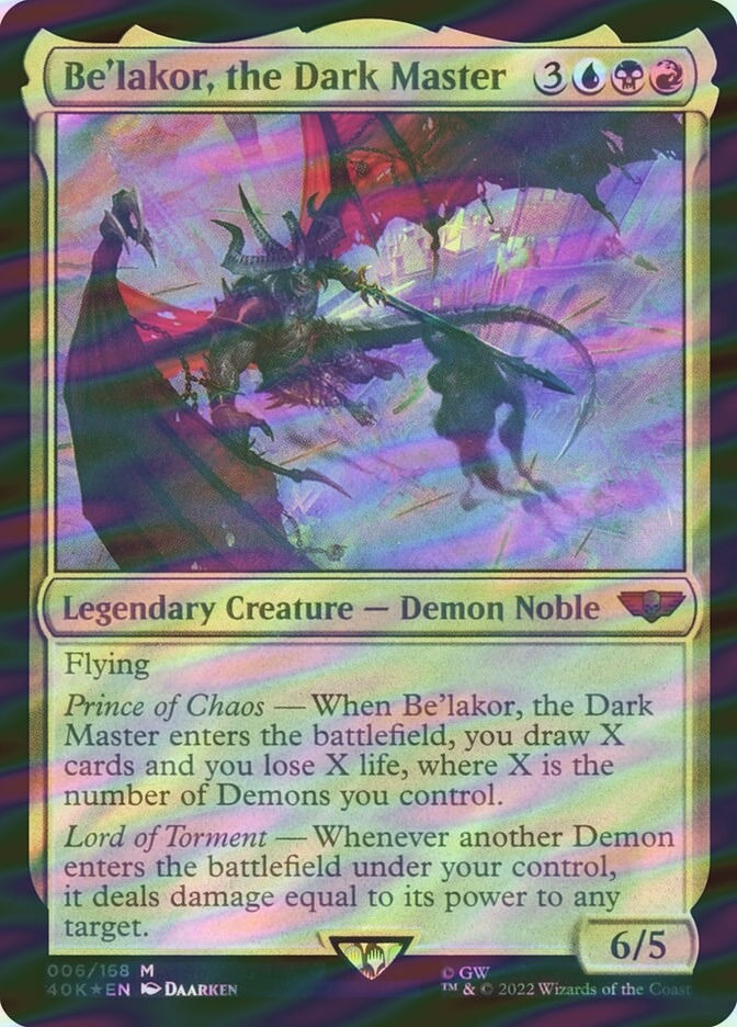 Be'lakor, the Dark Master (40K) (6) / Surge Foil