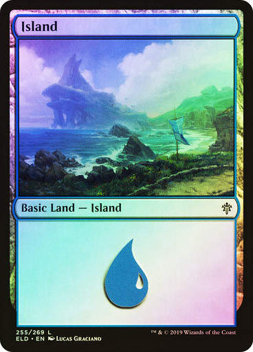 Island (ELD) (255) / Foil