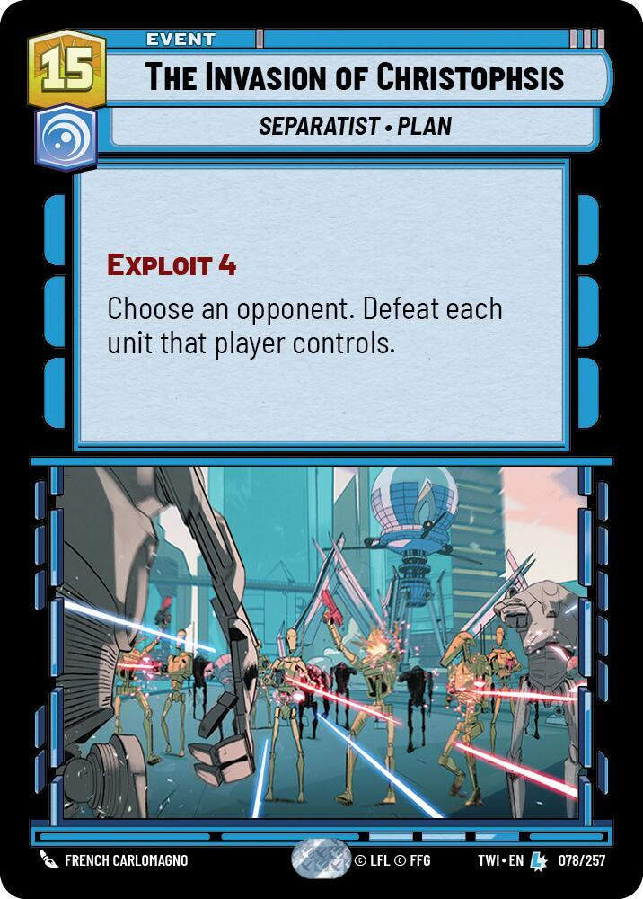 The Invasion of Christophsis (TWI) (078/257) / Foil