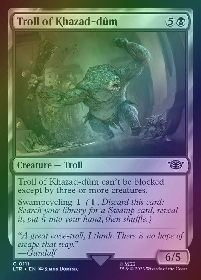 Troll of Khazad-dûm (LTR) (111) / Foil