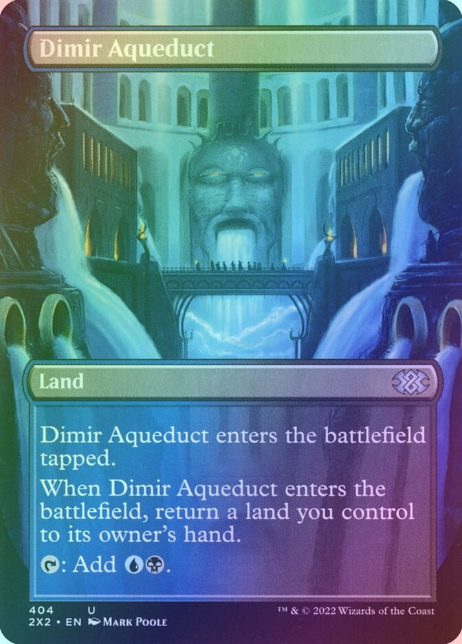 Dimir Aqueduct (2X2) (404) / Borderless / Foil