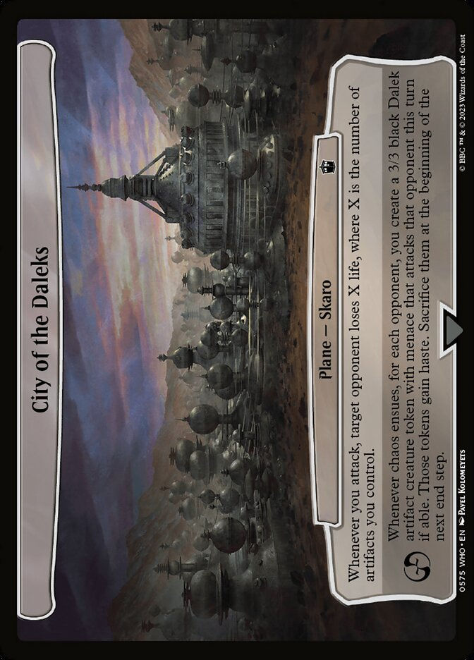City of the Daleks (WHO) (575) / Planar Cards