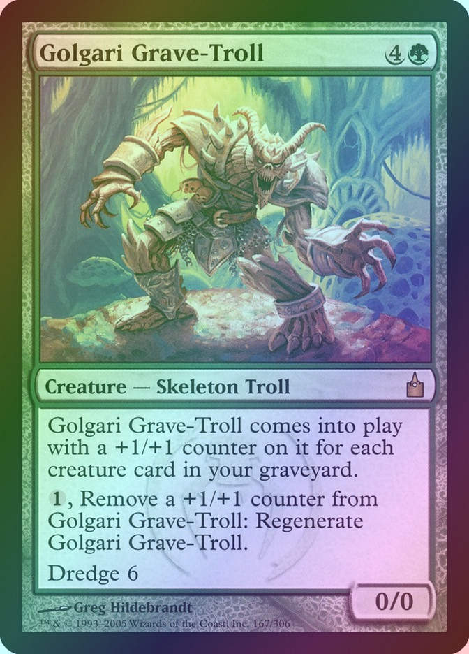 Golgari Grave-Troll (RAV) (167) / Foil