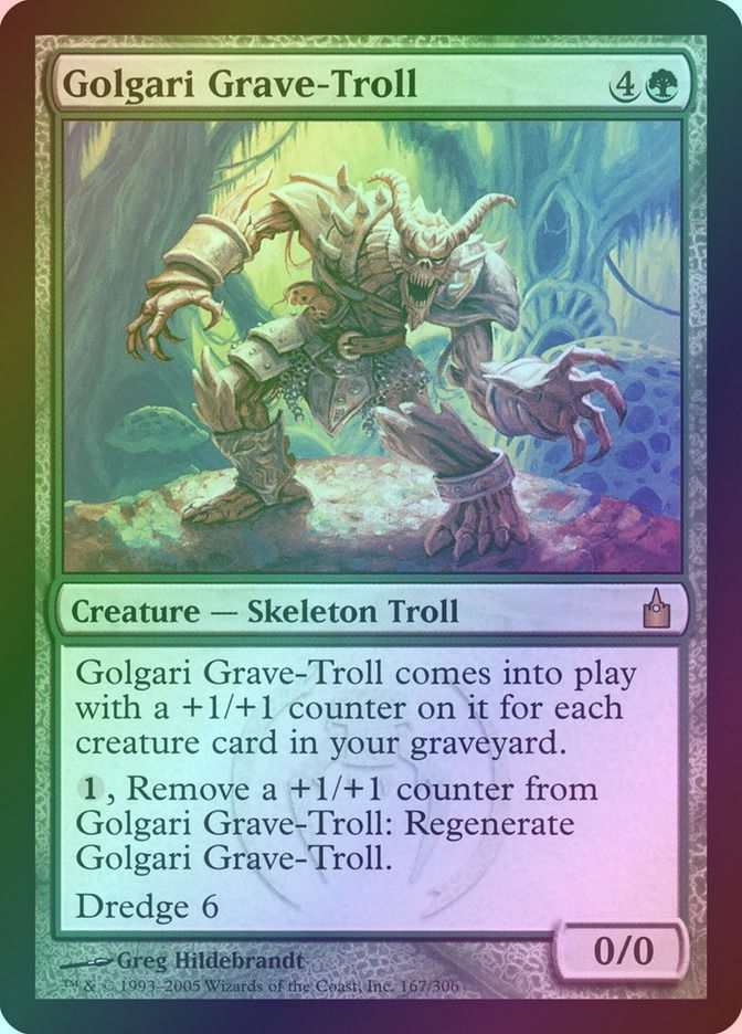 Golgari Grave-Troll (RAV) (167) / Foil