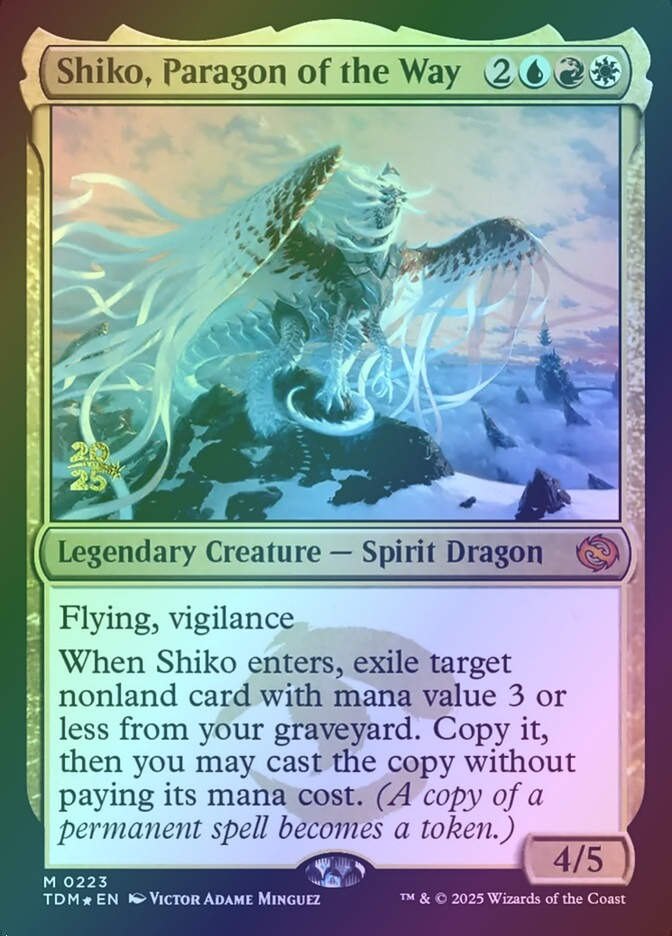 Shiko, Paragon of the Way (PTDM) (223s) / Foil