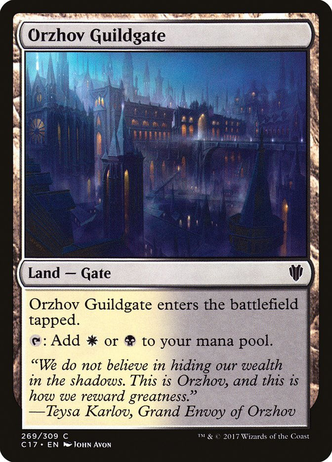 Orzhov Guildgate (c17)