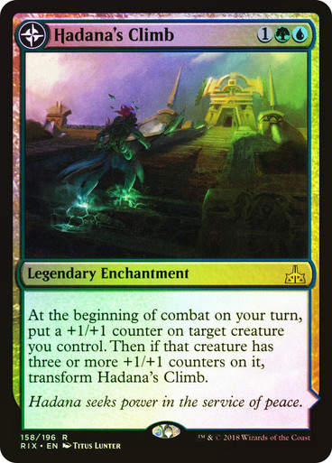 Hadana's Climb // Winged Temple of Orazca (RIX) (158) / Foil