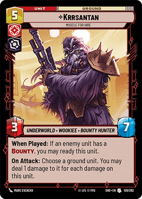 Krrsantan - Muscle for Hire (SHD_#139/262) / Foil