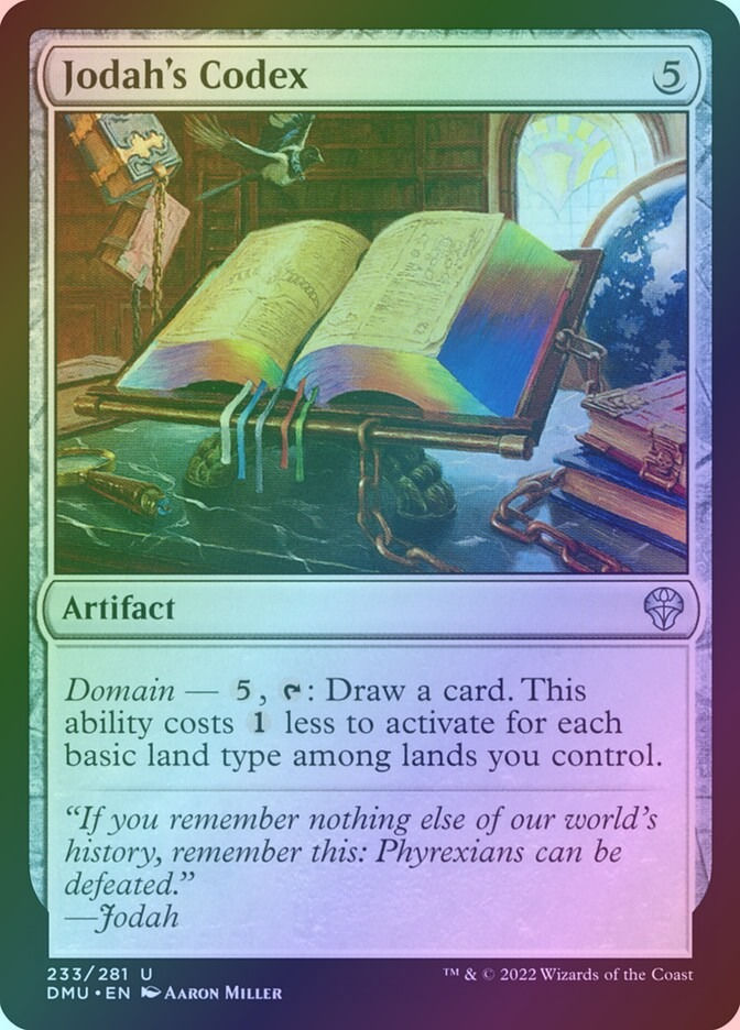 Jodah's Codex (DMU) (233) / Foil
