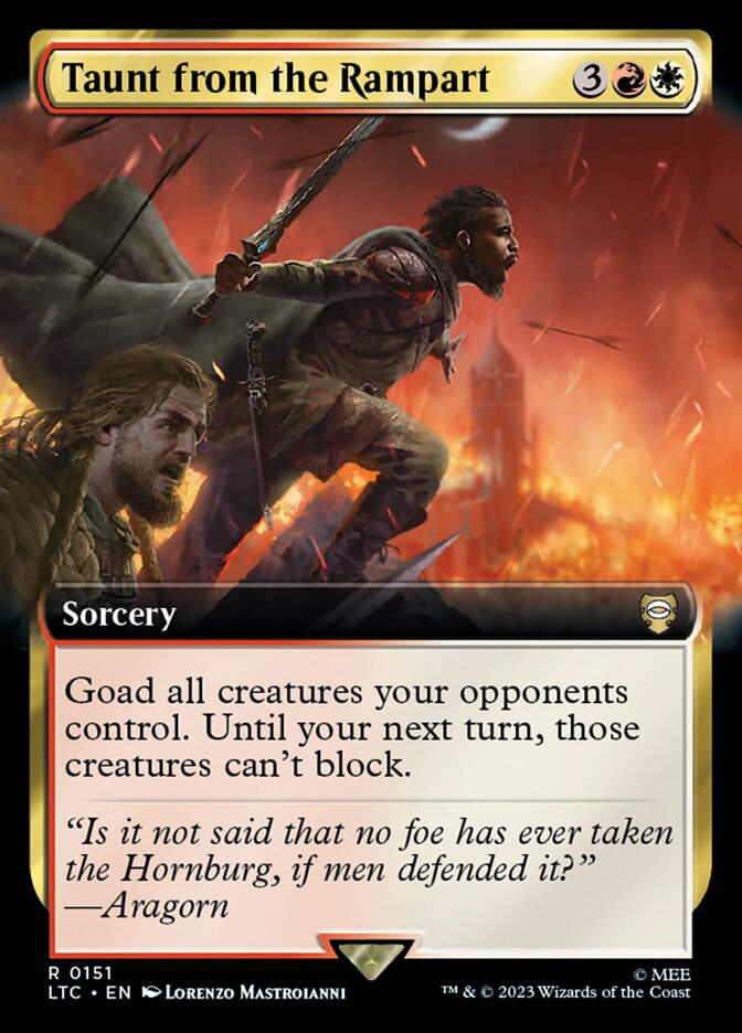 Taunt from the Rampart (LTC) (151) / Extended Art