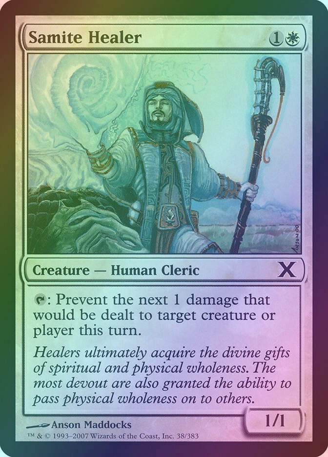 Samite Healer (10E) (38) / Foil