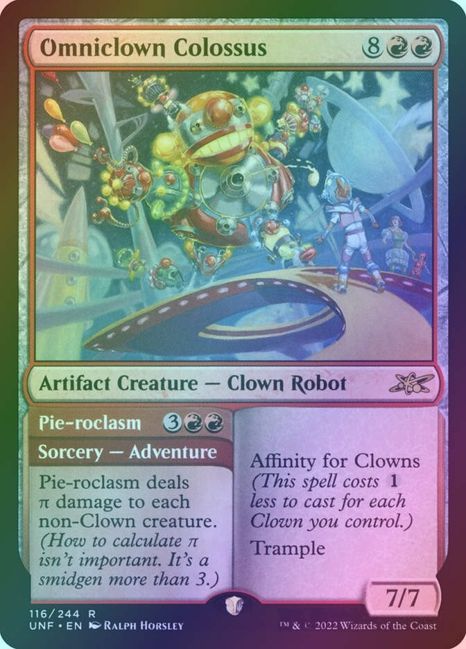 Omniclown Colossus // Pie-roclasm (UNF) (116) / Foil