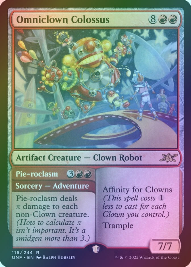 Omniclown Colossus // Pie-roclasm (UNF) (116) / Foil