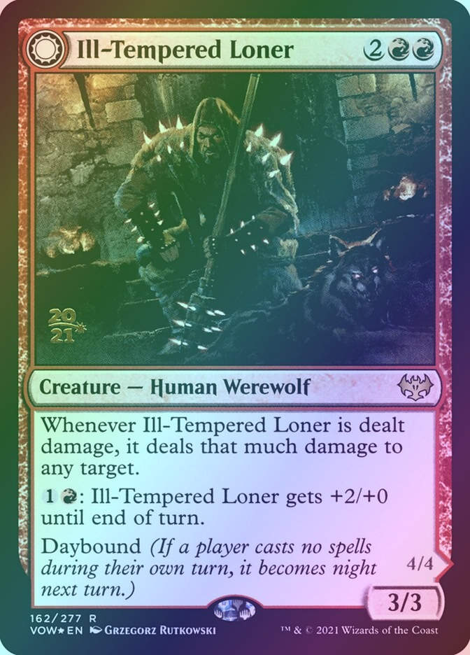 Ill-Tempered Loner // Howlpack Avenger (PVOW) (162s) / Foil