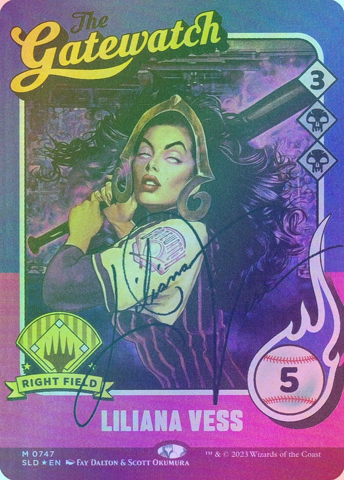 Liliana Vess // Liliana Vess (SLD) (747) / Borderless / Foil — cara 1 de 2