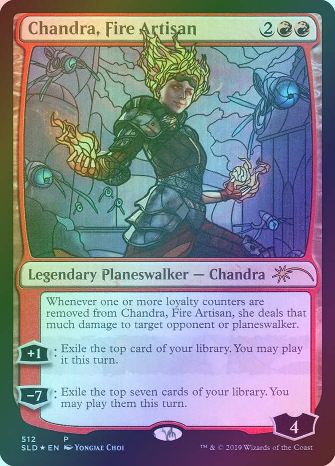 Chandra, Fire Artisan (SLD) (512) / Foil