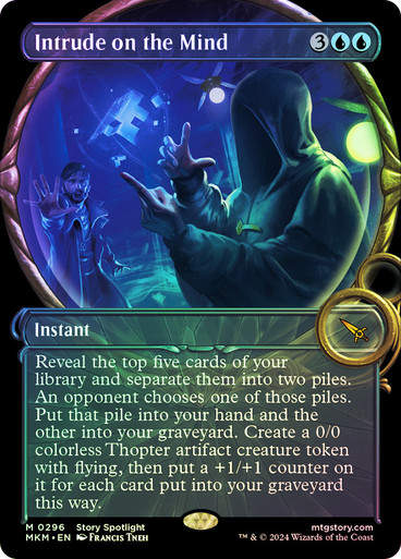 Intrude on the Mind (mkm) (296) / Showcase Foil