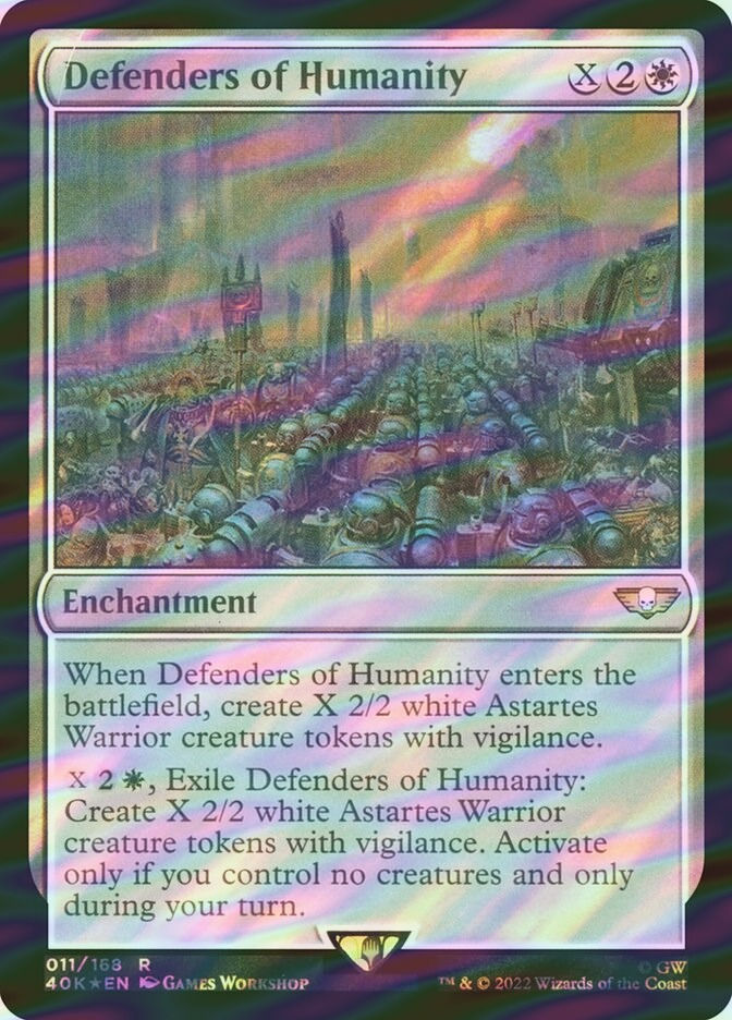 Defenders of Humanity (40K) (11★) / Surge Foil