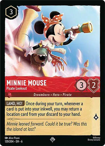Minnie Mouse - Pirate Lookout (LOR_AZU)