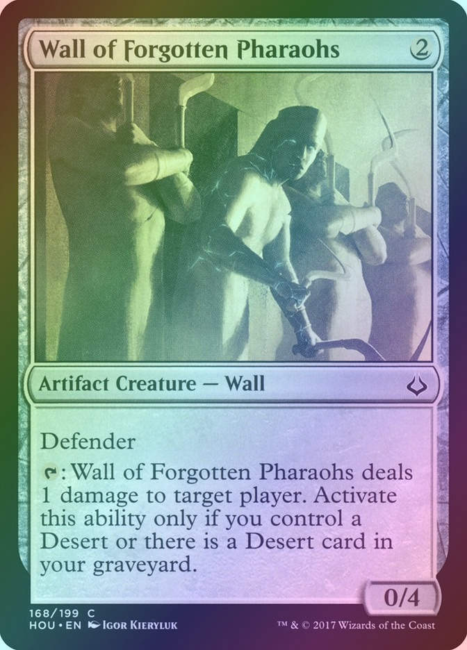 Wall of Forgotten Pharaohs (HOU) (168) / Foil