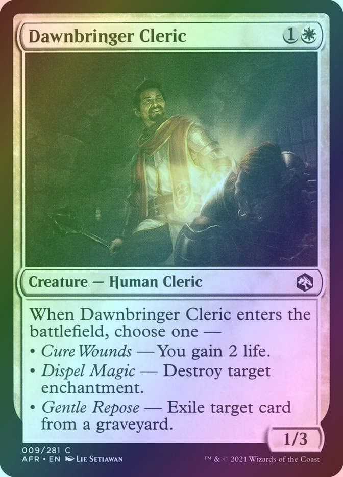 Dawnbringer Cleric (AFR) (9) / Foil