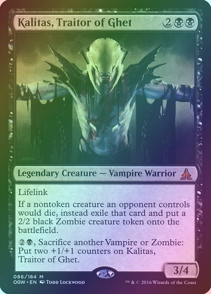 Kalitas, Traitor of Ghet (OGW) (86) / Foil