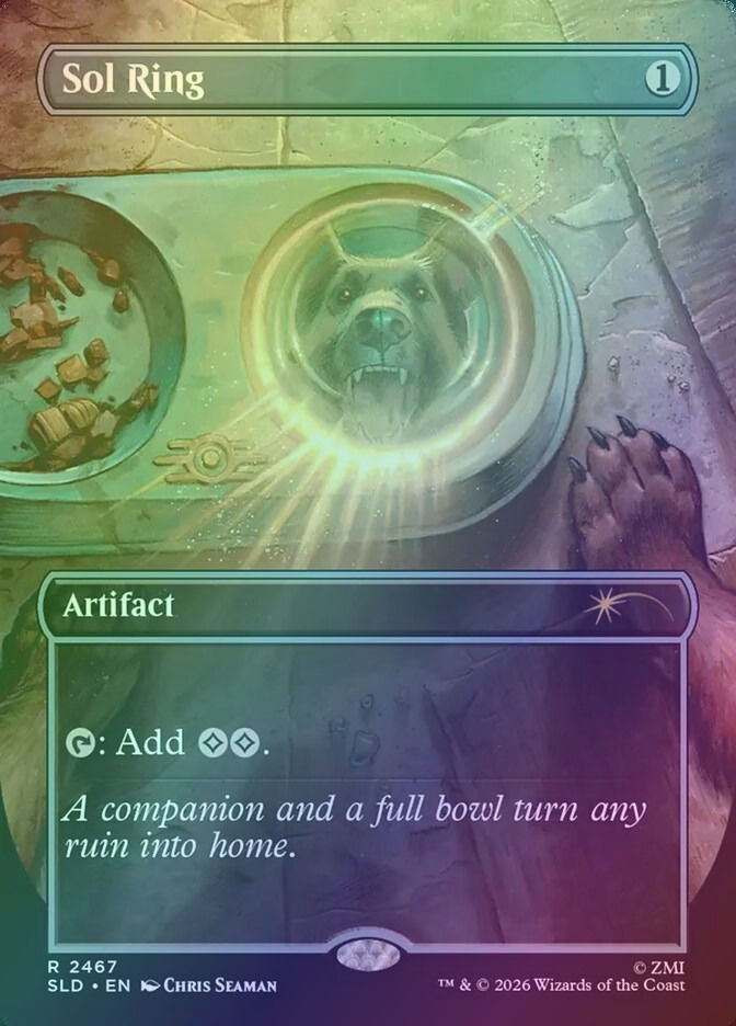 Sol Ring (SLD) (2467) / Borderless / Foil