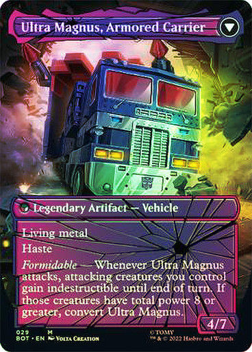 Ultra Magnus, Tactician // Ultra Magnus, Armored Carrier (BOT) (29) / Foil — cara 2 de 2