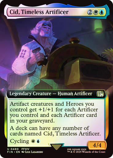 Cid, Timeless Artificer (FIN) (480) / Extended Art / Foil