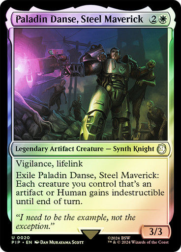 Paladin Danse, Steel Maverick (pip) (20) / Foil